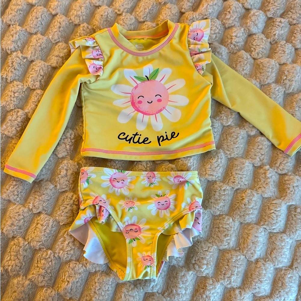 Banana Boat / Yellow Swimsuit / 18 months / Cutie Pie - Picture 3 of 7